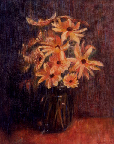 Black-Eyed Susan Flowers -Original Painting
