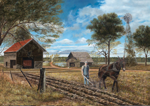 Early Years of Agriculture - Original Painting